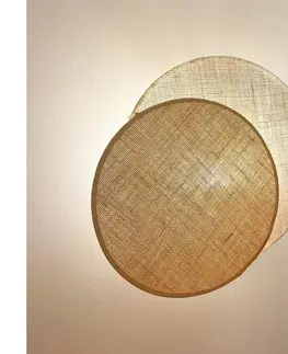 Svietidlá BRILAGI - Nástenné svietidlo CIRCLES 1xE27/15W/230V 45x45 cm béžová/krémová 609760