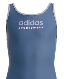 Plavecké plavky Adidas Sportswear U-Back K Veľkosť: 116