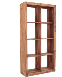 Knižnice Knižnica Rami 90x180x35 indický masív palisander