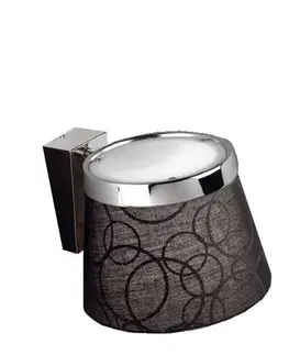 Nástenné svetlá Nástenná lampa 1X60W E27 čierna chróm IMPRESJA