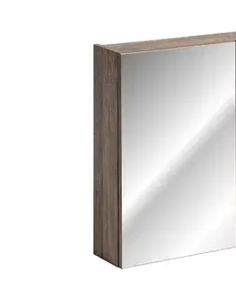 Skrinky do kúpeľne ArtCom Zrkadlová skrinka SANTA FE Oak 84-80 | 80 cm