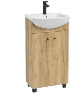 Kúpeľňové zostavy Zostava PIK D55 dub