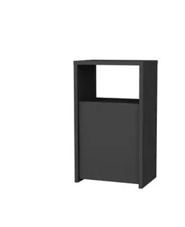 Konferenčné stolíky Nočný stolík Carlin Anthracite