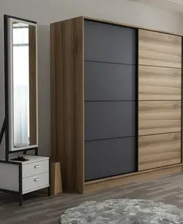 Šatňové skrine Šatníková skriňa Kale - 3976