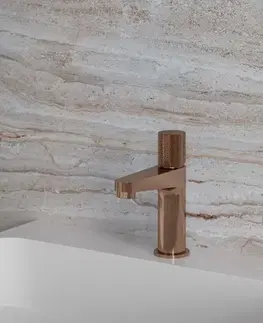 Kúpeľňové batérie OMNIRES - CONTOUR umývadlová batéria, kartáčovaná meď CT8010CPB