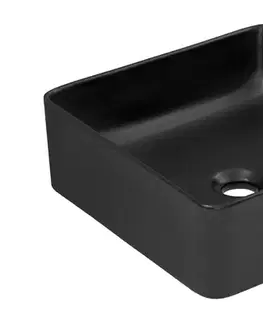 Umývadlá ArtCom Keramické umývadlo UM-6276 SLIM 40 | čierny mat 40 cm