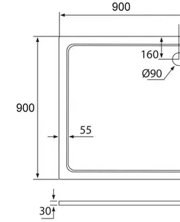 Sprchovacie kúty H K - Sprchovací kút SOLO D1 70x70x185 s jednokrídlovými dverami vrátane sprchovej vaničky z liateho mramoru SE-SOLOD1707/THOR-70SQ