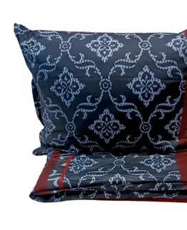 Obliečky Obliečky bavlnený satén Xénia TiaHome - 1x Vankúš 90x70cm, 1x Paplón 140x200cm