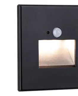 LED osvetlenie Paulmann&nbsp; 93135 - LED/1,2W Schodiskové svietidlo so senzorom EDGE 230V čierna 93135
