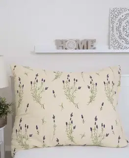 Dekoračné obliečky MKLozkoviny.sk Krepová obliečka na vankúš Renforcé 70 x 90 cm - Levanduľa 02-  -