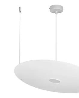 Svietidlá  Luster na lanku PIATTO 1xGX53/15W/230V pr. 55 cm biela MLP2916