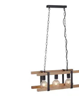 Svietidlá Leuchten Direkt 15683-79 - Luster na reťazi EDITH 3xE27/60W/230V 15683-79
