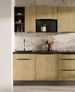 Modulový kuchynský nábytok Kuchynská linka Cremona ANT 180 cm bez kuchynskej dosky