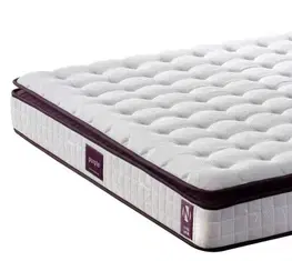 Boxspring Mattress Purple 150x200 cm Double Size Padded Soft Mattress