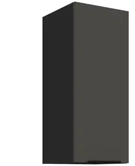 Kuchynské skrinky visiace Kuchynská skrinka Aria-Gr/Bl Anti Fingerprint 30g-72 1f