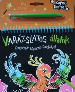 Pre deti a mládež - ostatné Karckönyv kaparós pálcikával - Varázslatos állatok - Anna Podgórska