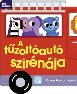 Leporelá, krabičky, puzzle knihy A tűzoltóautó szirénája