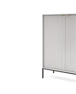 Komody ArtPS Komoda MONA K-104 | sivá