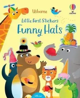 Nalepovačky, vystrihovačky, skladačky Little First Stickers Funny Hats - Jessica Greenwell