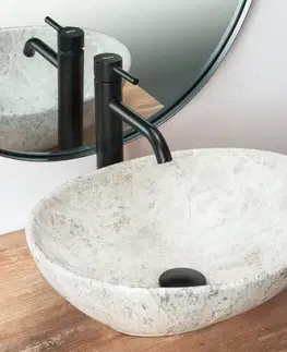 Umývadlá REA - Umývadlo na dosku Sofia Light Stone 41x34,5 REA-U0165