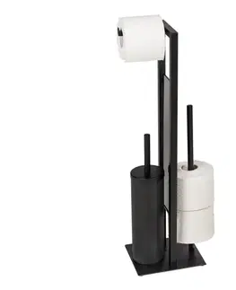 Svietidlá WENKO 25400100 - WC štetka RIVALTA 18x70 cm čierna 25400100