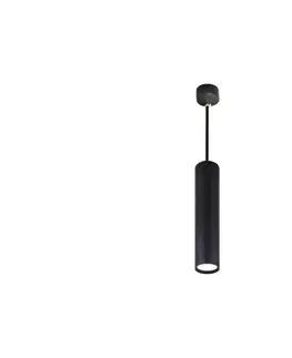 Svietidlá  Luster na lanku KARADON 1xGU10/30W/230V 60 cm čierna SKU013999