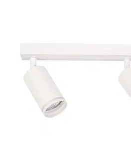 Svietidlá  Bodové svietidlo PIPE 2xGU10/10W/230V biela ML2070