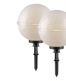 Záhradné lampy Leuchten Direkt 19324-16-2-SADA 2x Vonkajšia lampa 1xE27/40W/230V pr. 40 cm IP44 19324-16-2