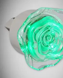 LED nastenné svietidlá Nočné svietidlo Kvet HL993L0,4W zelené