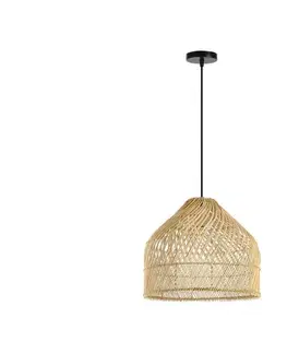 Svietidlá  08264L - Luster na lanku PELO 1xE27/40W/230V pr. 40 cm ratan 08264L