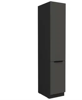 Kuchynské skrinky stojace Kuchynská skrinka Aria-Gr/Bl Anti Fingerprint 40dk-210 2f