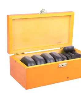Masážne prístroje Lávové kamene inSPORTline Basalt Stone - 12 ks