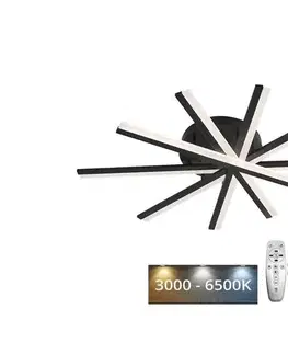 Svietidlá  LED Stmievateľný prisadený luster LED/75W/230V 3000-6500K + diaľkové ovládanie J3344/B