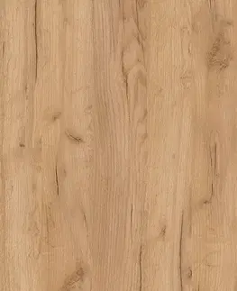 Obývacie steny MIKIMI malá obývacia stena, biela/dub zlatý