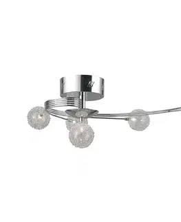 Svietidlá LUXERA  - Prisadený luster CASCADA 6xG4/20W/230V 