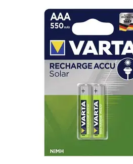 Predlžovacie káble Varta 56733 - 2 ks Nabíjacie batérie SOLAR ACCU AAA NiMH/550mAh/1,2V 56733101402