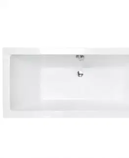 Obdĺžnikové vane Vaňa Quadro Slim 165/75 + nohy