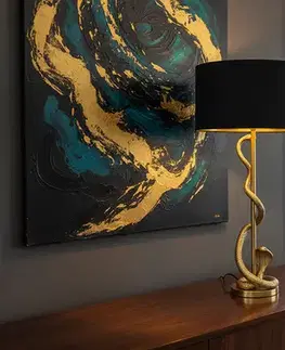 Osvetlenie Stolová lampa SERPENTIS Dekorhome