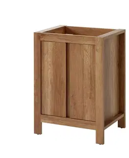Kúpeľňový nábytok COMAD - Skrinka pod umývadlo 60cm 2 dvierka CLASSIC OAK 5907611647653