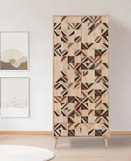 Šatňové skrine Šatníková skriňa City Gradrop Triangle