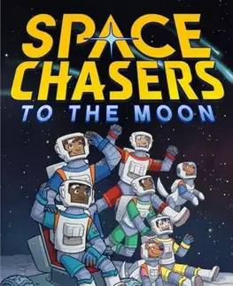 Leporelá, krabičky, puzzle knihy Space Chasers: To the Moon - Joe Caramagna,Leland Melvin