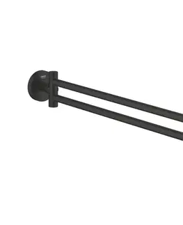 Svietidlá GROHE 411832430 - Držiak na uteráky START 439 mm čierny 411832430