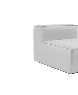 Kreslá Kreslo / Jednomiestna pohovka Fora O1 - Light Grey