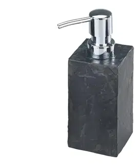 Svietidlá WENKO 17921100 - Dávkovač mydla SLATE ROCK 250 ml antracit 17921100