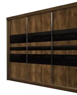 Skrine do izieb Skriňa Top 17 250 tmavý jaseň