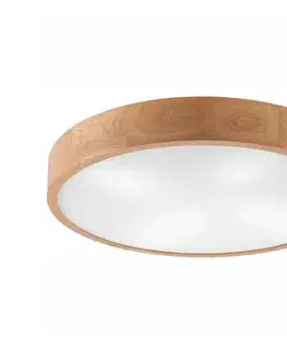 Svietidlá  Stropné svietidlo OAK 4xE27/60W/230V ø 57,5 cm dub LD-PD-6.13 DĄB