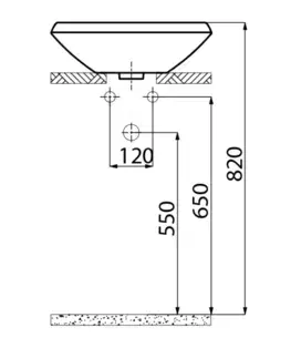 Sanitárna keramika SAPHO - MINIMAL umývadlo guľaté 45cm, na dosku, zlata (MN045.00010) MN045-AK00