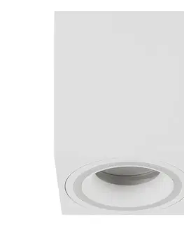 Svietidlá Rabalux 71165 - Bodové svietidlo KOBALD 1xGU10/25W/230V hranatý biela 71165