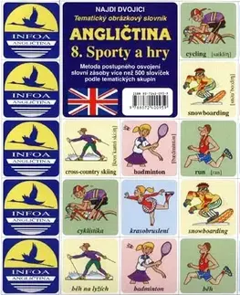 Gramatika a slovná zásoba Najdi dvojici - Angličtina - 8. Sporty a hry - Kolektív autorov