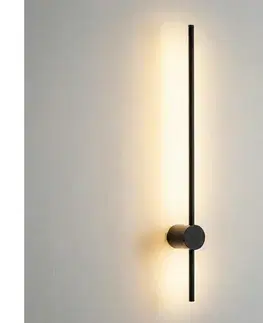 Svietidlá Ideal Lux - LED Nástenné svietidlo ESSENCE LED/12W/230V 2700K 70 cm CRI 90 čierna 340999